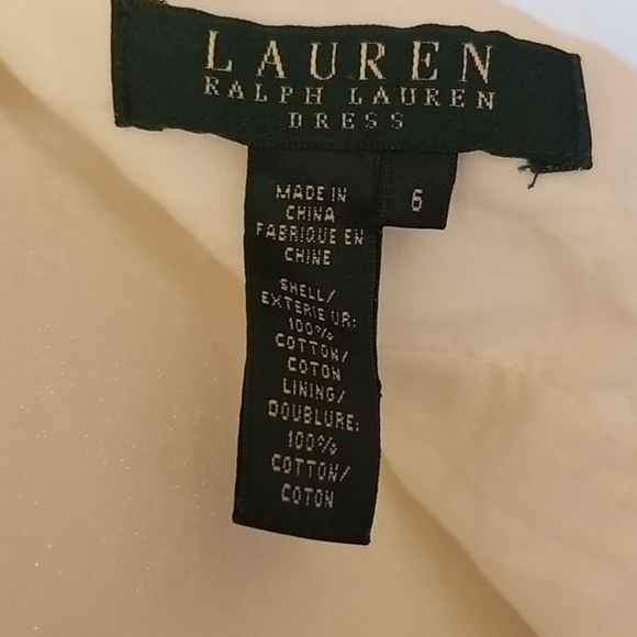 RALPH LAUREN white pleated maxi dress was 1 - Picture 6 of 6